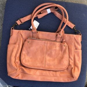 Salmon Pink Handbag Purse